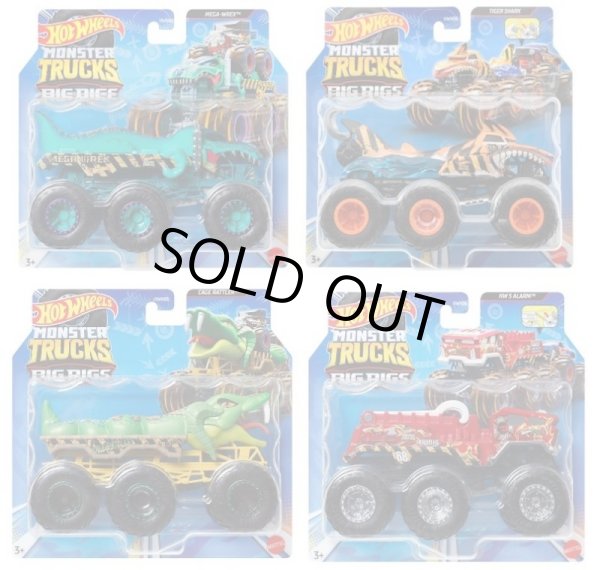 画像1: 【仮予約】PRE-ORDER - 2024 HW MONSTER TRUCKS! 【モンスタートラック トランスポーター Cアソート (4個入り）】(2024年9月中旬入荷予定）