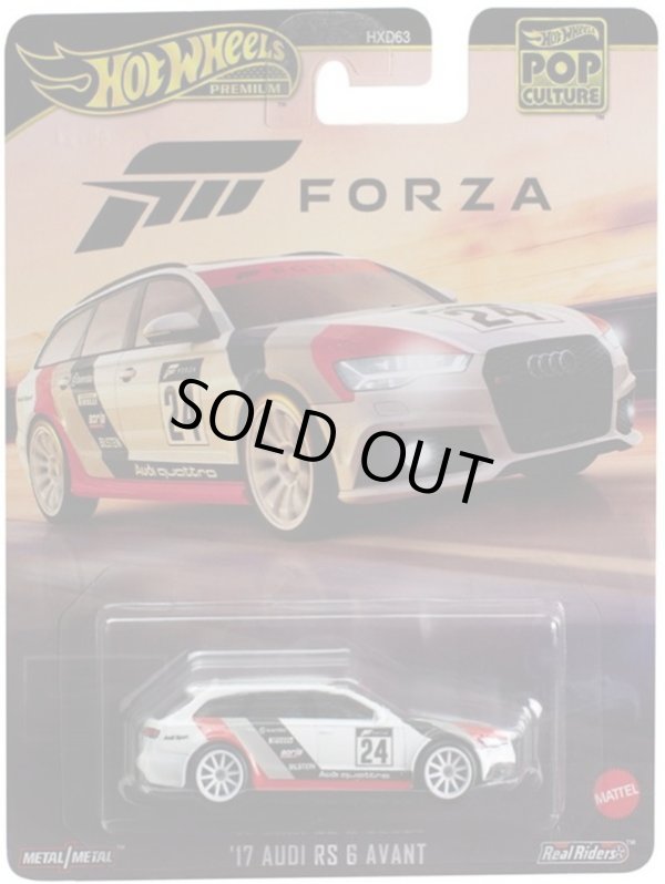 画像1: 【仮予約】PRE-ORDER - 2024 POP CULTURE【"FORZA" 1'7 アウディ RS 6 アバント】WHITE/RR(2024年9月下旬入荷予定）