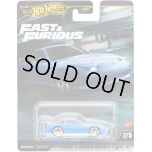 画像: 【仮予約】PRE-ORDER - 2024 HW FAST & FURIOUS (ワイルド・スピード) 【1996 日産 180SX タイプX】BLUE/RR(2024年10月下旬入荷予定）