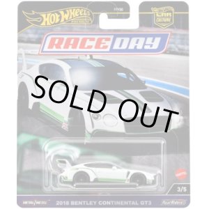 画像: 【仮予約】PRE-ORDER - 2024 HW CAR CULTURE "RACE DAY" 【2018 ベントレー コンチネンタル GT3】WHITE/RR (2024年11月末頃入荷予定)