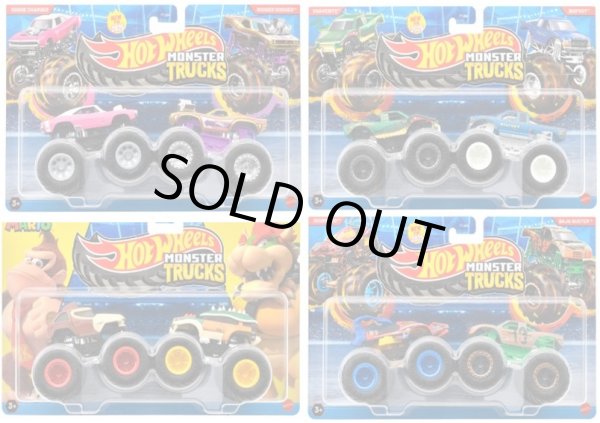 画像1: 【仮予約】PRE-ORDER - 2025 HW MONSTER TRUCKS! 【2パック - Rアソート4種セット】(2024年12月中旬入荷予定）