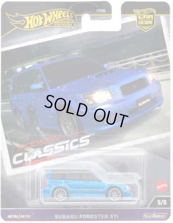 画像1: 【仮予約】PRE-ORDER - 2024 HW CAR CULTURE "モダン・クラシックス" 【スバル フォレスター STi】BLUE/RR (2024年12月下旬入荷予定)