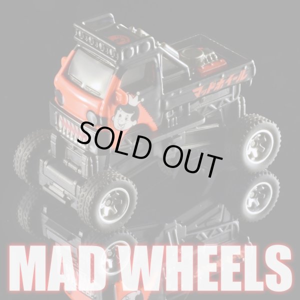 画像1: MAD WHEELS (マッドホイール） 【MAD AUTOZAM PickUp (カスタム完成品）】NEON RED-BLACK/RR (送料サービス適用外) 