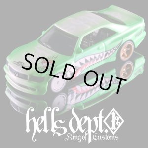 画像: HELLS DEPT 2024 - DOUBLE LOSER[S] 【Build For Speed BENZ 560SEC (カスタム完成品）】NEON GREEN-WHITE/RR （送料サービス適用外）