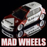 画像: MAD WHEELS (マッドホイール） 【Oroblram HONDA CIVIC (カスタム完成品）】WHITE-RED/RR (送料サービス適用外) 