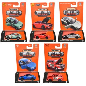 画像: 【仮予約】PRE-ORDER - 【2025 MATCHBOX MOVING PARTS　"A"アソート 8個入り】ジープ グランドチェロキー/2024 フォード マスタング/ポルシェ タイカン GTS スポーツツーリスモ/2022 アルファロメオ ステルヴィオ/1950 シェビー サバーバン(2025年2月下旬入荷予定）