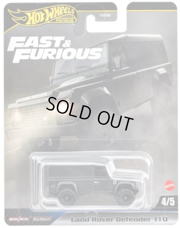 画像1: 2025 HW FAST & FURIOUS (ワイルド・スピード) 【ランドローバー ディフェンダー110】BLACK/RR(2025年2月下旬入荷予定）