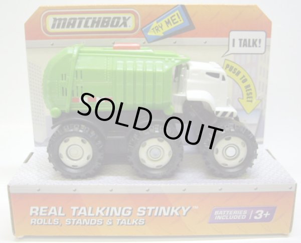 画像1: 1/50 ROCKY & FRIENDS TRUCKS 【REAL TALKING STINKY】 GREEN (ボタンを押すと立ち上がってしゃべります）