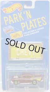 画像: PARK'N PLATES 【'57 CHEVY (2178)】 MET.RED/HO  (YELLOW PLATE)