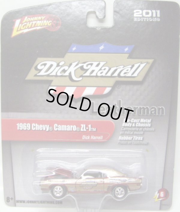 画像1: JOHNNY LIGHTNING 2.0  R6 【"DICK HARRELL"1969 CHEVY CAMARO ZL-1】 MET.RED/RR