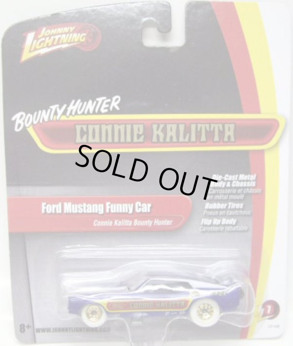 画像1: JOHNNY LIGHTNING 2.0  R7 【"CONNIE KALITTA BOUNTY HUNTER" FORD MUSTANG FUNNY CAR】  BLUE/RR (WHITE LIGHTNING)