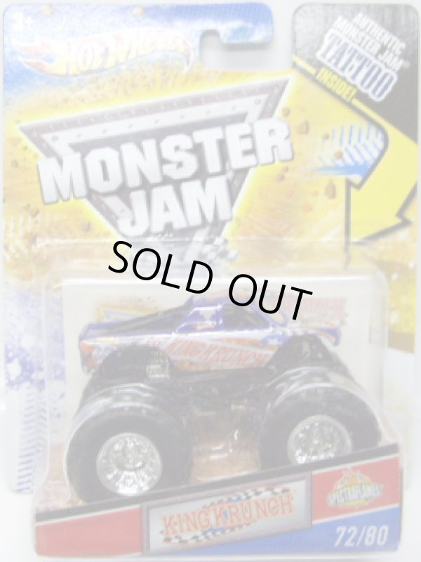 画像1: 2011 MONSTER JAM INSIDE TATTOO 【KING KRUNCH】 BLUE (SPECTR FLAMES)