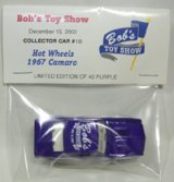 画像: 2002 BOB'S TOY SHOW 【'67 CAMARO】　PURPLE/5SP (ONLY 1/25)