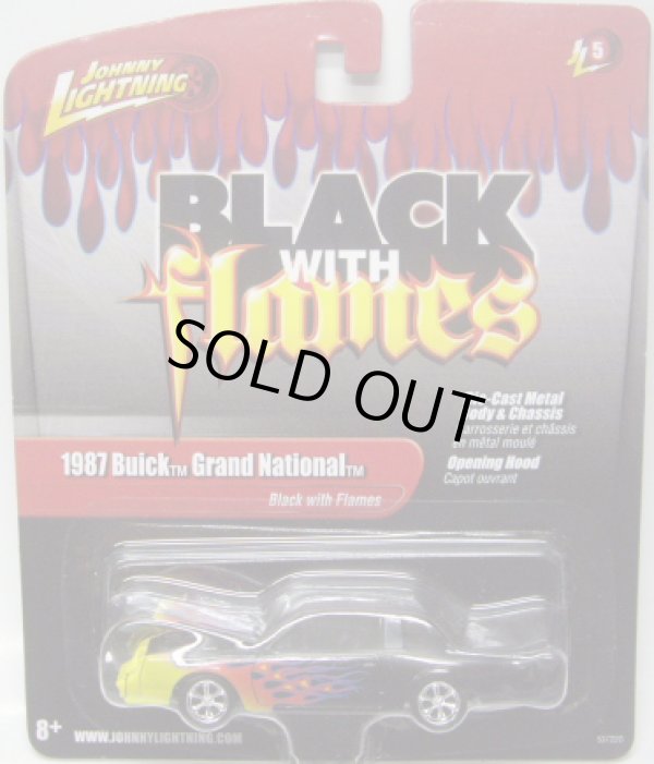 画像1: JOHNNY LIGHTNING 2.0  R5 【"BLACK WITH FLAMES"1987 BUICK GRAND NATIONALS】 BLACK