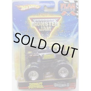 画像: 2010 MONSTER JAM FLAG SERIES 【DONUT PATROL (HOT WHEELS ORIGINALS)】 BLACK