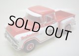 画像: 2001 MATCHBOX - 1/43 MODELS OF YESTERYEAR【1955 CHEVY 3100 "BUDWEISER" PICK UP TRUCK】 WHITE-RED/RR (証明書付き）　