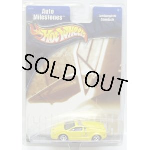 画像: 2002 WALMART EXCLUSIVE AUTO MILESTONES 【LAMBORGHINI COUNTACH】 YELLOW/6SP