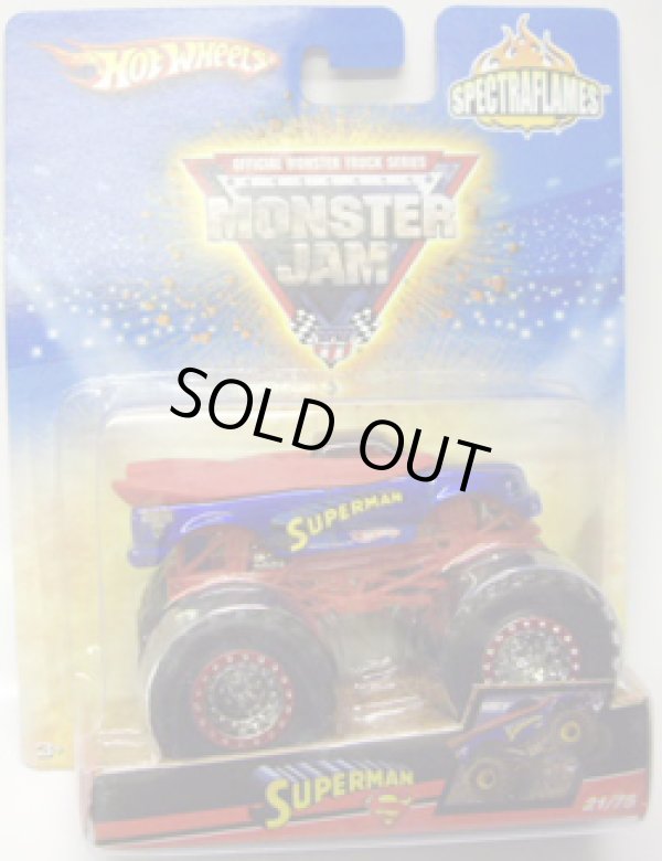 画像1: 2009 MONSTER JAM 【SUPERMAN】　MET.BLUE/MJ (SPECTRAFLAMES)