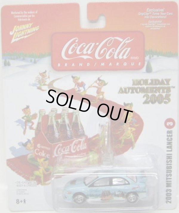 画像1: 2005 LIMITED EDITION - COCA-COLA HOLIDAY 【2003 MITSUBISHI LANCER】　ICE BLUE/RR