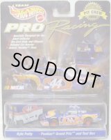 画像: 1998 HOT WHEELS PRO RACING PIT CREW 【TEAM HOT WHEELS KYLE PETTY/PONTIAC GRAND PRIX and TOOL BOX】　BLUE/RR