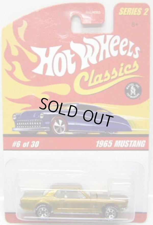 画像1: 2006 CLASSICS SERIES 2 【1965 MUSTANG】　SPEC.GOLD/7SP (BLACK STRIPES) (RLC EXCLUSIVE)