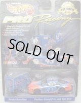 画像: 1998 HOT WHEELS PRO RACING PIT CREW 【TEAM STP BOBBY HAMILTON/PONTIAC GRAND PRIX and TOOL BOX】　LT.BLUE/RR