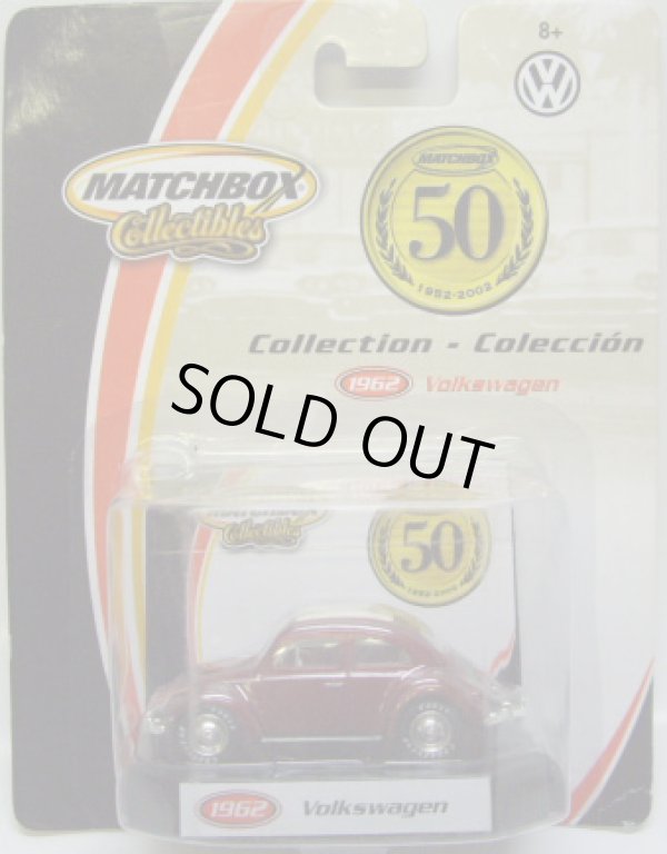 画像1: 2001 COLLECTIBLES 50th ANNIVERSARY COLLECTION 【1962 VOLKSWAGEN】 MET.DARK RED/RR