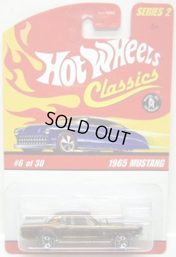 画像1: 2006 CLASSICS SERIES 2 【1965 MUSTANG】　SPEC.DK.GOLD/7SP (WHITE STRIPES)