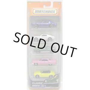 画像: 2010 MATCHBOX 5PACK - CLASSIC RIDES No.5 【'71 Chevrolet Camaro Z-28/'65 Mustang GT/1972 Lotus Europa Special/'69 Cadillac Sedan DeVille/1969 Type 14 Karmann Ghia Convertible】