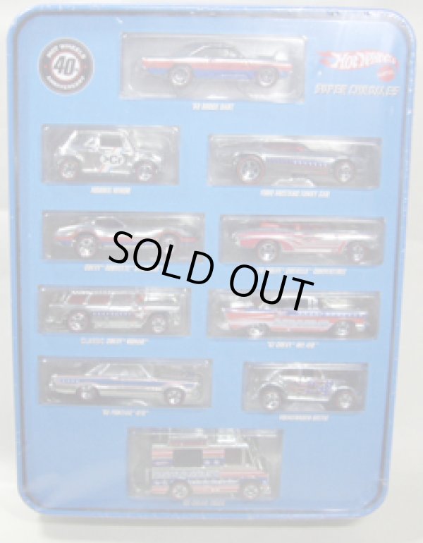 画像1: 【SUPER CHROMES TIN 10 CAR SET】　TARGET EXCLUSIVE