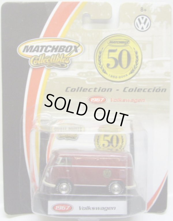 画像1: 2001 COLLECTIBLES 50th ANNIVERSARY COLLECTION 【1967 VOLKSWAGEN】 MET.DARK RED/RR