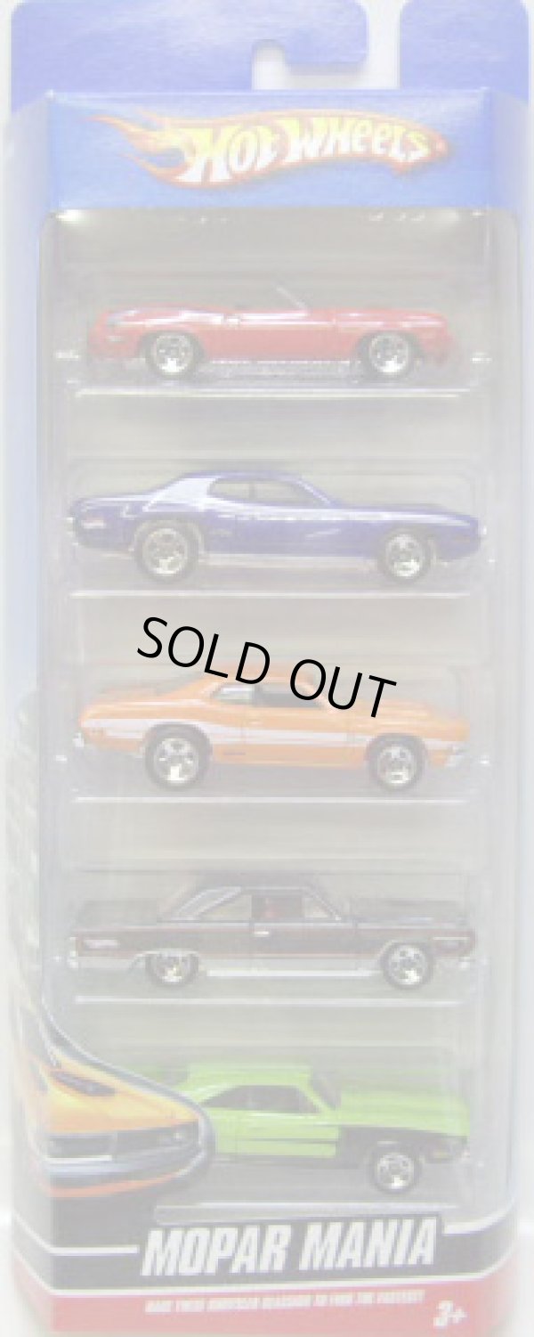 画像1: 2010 5PACK 【MOPAR MANIA】　'70 Plymouth Barracuda / '69 Pontiac GTO / '71 Dodge Demon / '67 Plymouth GTX / '69 Dodge Charger