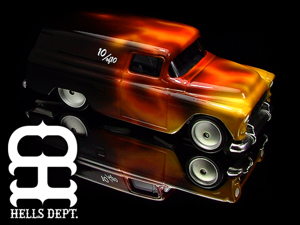 画像: HELLS DEPT 2012 【"VOLCANO" '55 CHEVY PANEL + AUTHENTIC FACE （完成品）】のご予約を開始致しました。