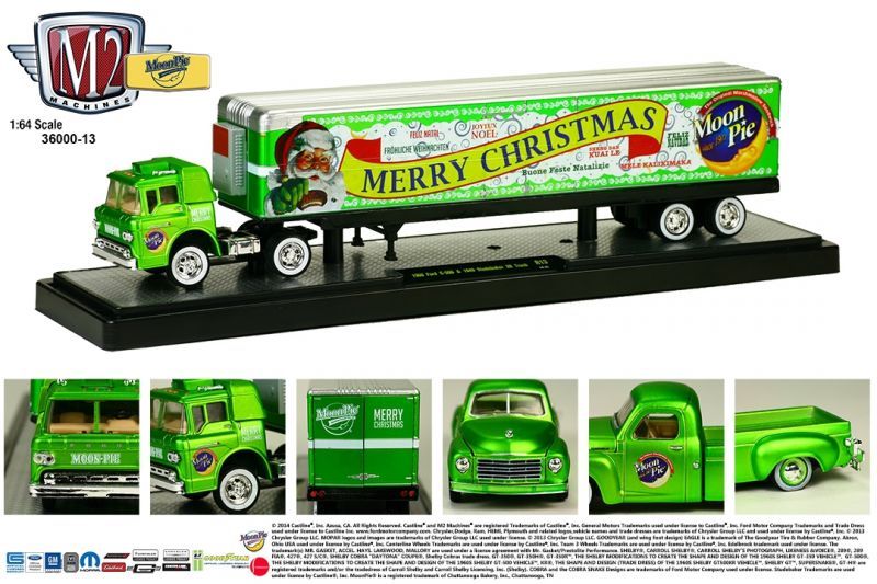 画像: M2 MACHINES AUTO-HAULER MERRY CHRISTMAS 2種セット 【"MOON PIE" 1960 FORD C-600 & 1949 STUDEBAKER 2R TRUCK】を更新致しました。