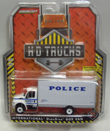 画像: GREENLIGHT HEAVY DUTY TRUCKS S3 【INTERNATIONAL DURASTAR BOX VAN(NYPD)】を更新致しました。