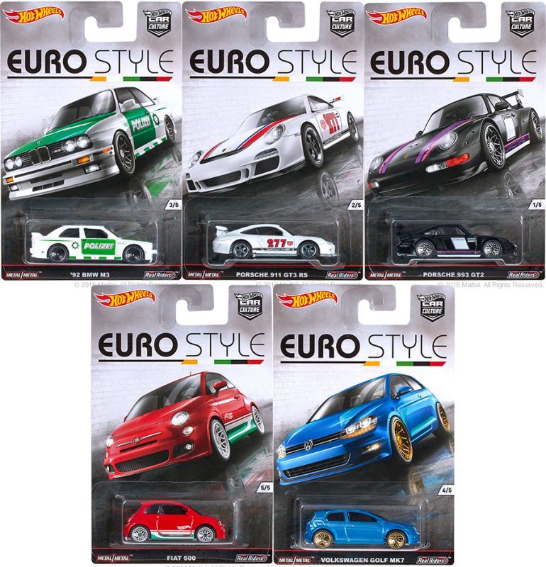 画像: HW CAR CULTURE - 【Bアソート EURO STYLE 5種セット】のご予約を開始致しました。