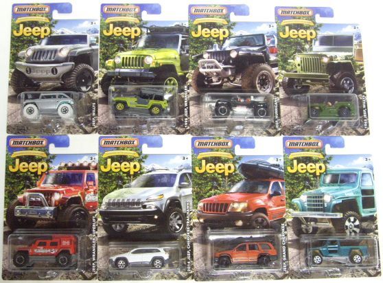 画像: MATCHBOX WALMART限定 "JEEP ANNIVERSARY EDITION"【8種セット】を更新致しました。