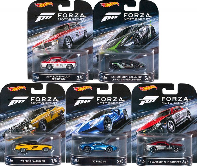 画像: RETRO ENTERTAINMENT 【Dアソート "FORZA MOTORSPORT" 5種セット】が入荷致しました。