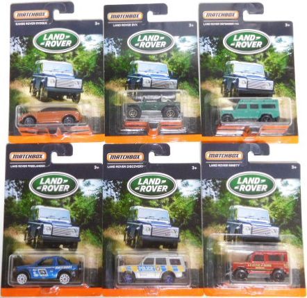 画像: MATCHBOX WALMART限定 "LAND ROVER" 【6種セット】を更新致しました。