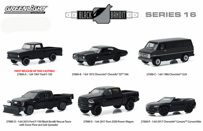 画像: GREENLIGHT BLACK BANDIT SERIES 16を更新致しました。