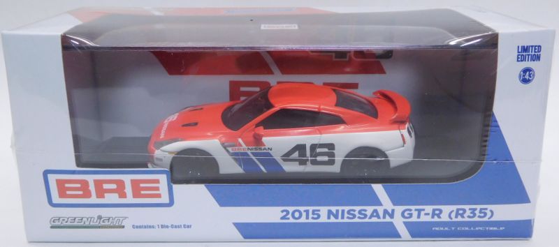 画像: 1/43 GREENLIGHT MIJO EXCLUSIVE 【"BRE" 2015 NISSAN GT-R (R35)】を更新致しました。