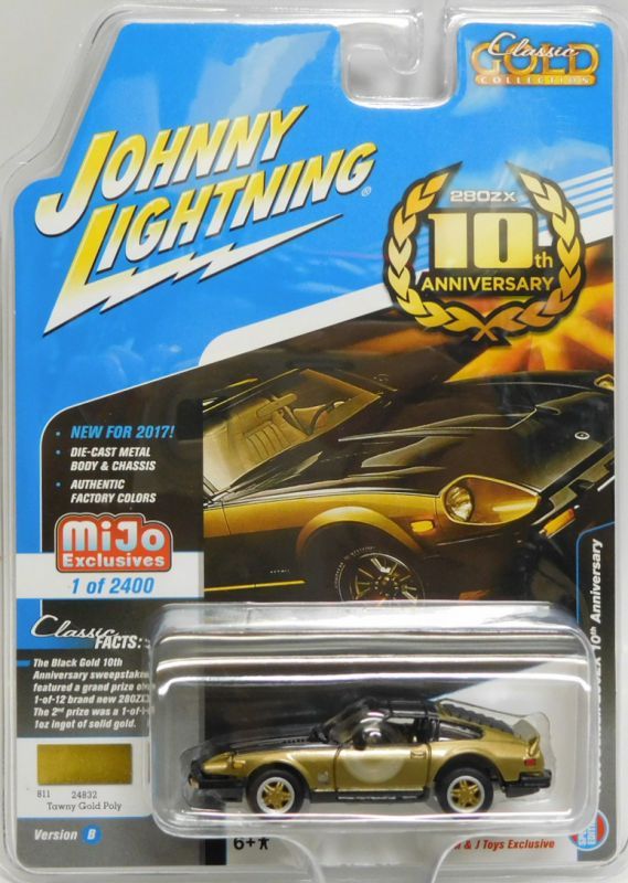 画像: JOHNNY LIGHTNING - CLASSIC GOLD COLLECTION MIJO EXCLUSIVE 【1980 DATSUN 280ZX 10th ANNIVERSARY】を更新致しました。