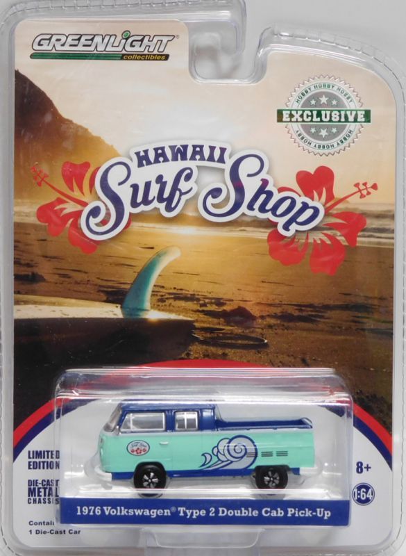 画像: GREENLIGHT HOBBY EXCLUSIVE 【"HAWAII SURF SHOP" 1976 VOLKSWAGEN TYPE 2 DOUBLE CAB PICK-UP】を更新致しました。