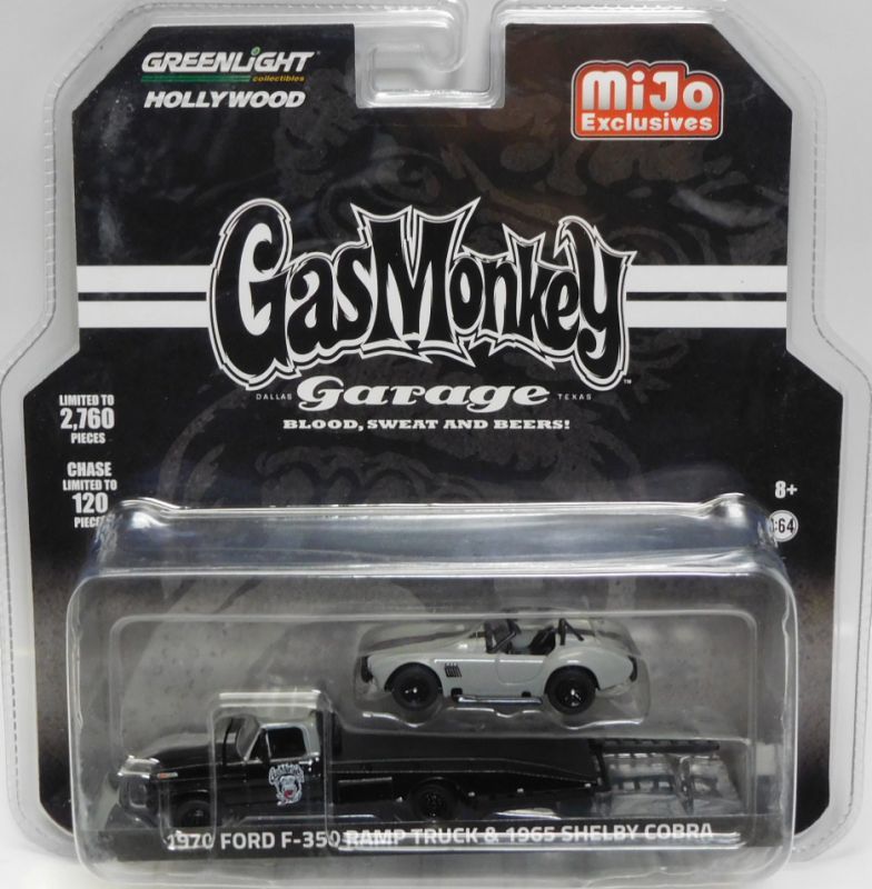 画像: GREENLIGHT MIJO EXCLUSIVE 【"GAS MONKEY" 1970 FORD F-350 RAMP TRUCK & 1965 SHELBY COBRA】を更新致しました。