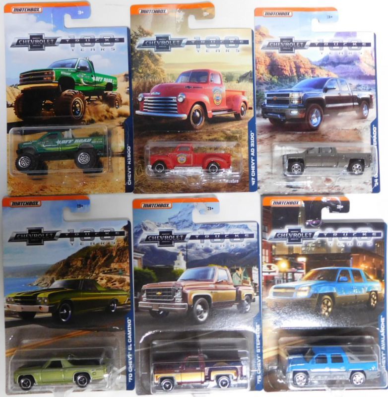 画像: MATCHBOX WALMART EXCLUSIVE【"CHEVROLET TRUCKS 100 YEARS" 6種セット】を更新致しました。