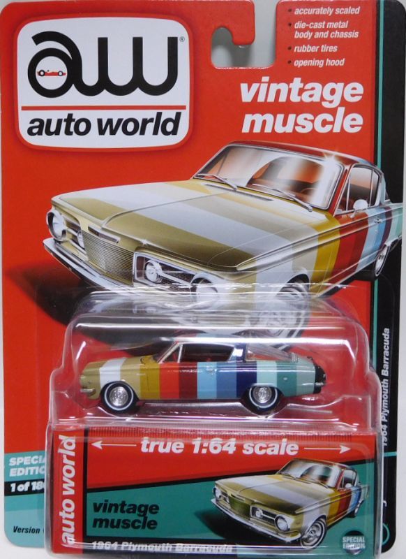 画像: AUTO WORLD SPECIAL EDITION "HOBBY EXCLUSIVE" 【1964 PLYMOUTH BARRACUDA】 MULTI COLORを更新致しました。