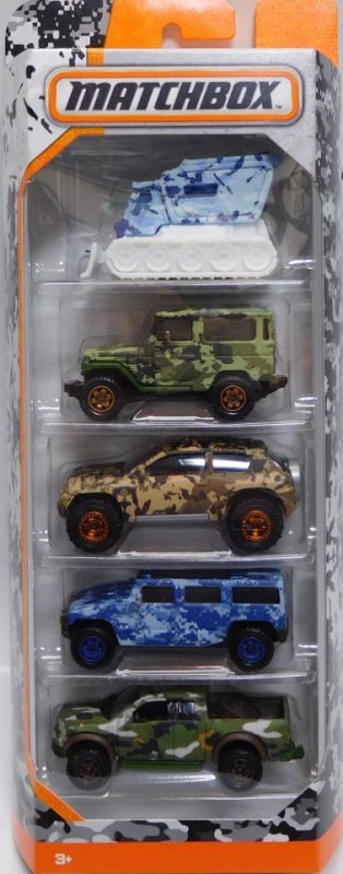 画像: 2017 MATCHBOX WALMART EXCLUSIVE【CAMOUFLAGE 5PACK】を更新致しました。