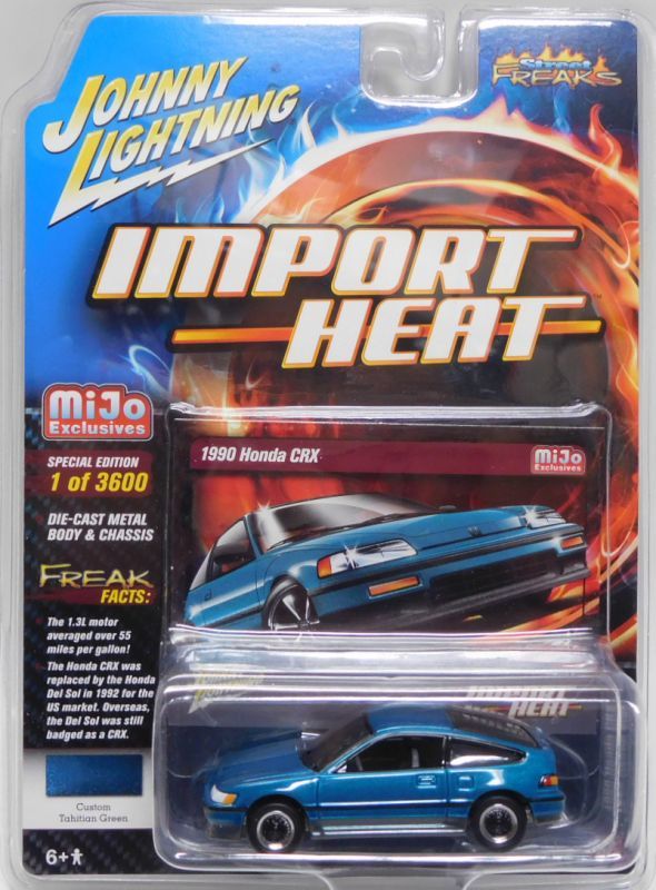 画像: JOHNNY LIGHTNING - IMPORT HEAT "MIJO EXCLUSIVE" 【1990 HONDA CRX】を更新致しました。