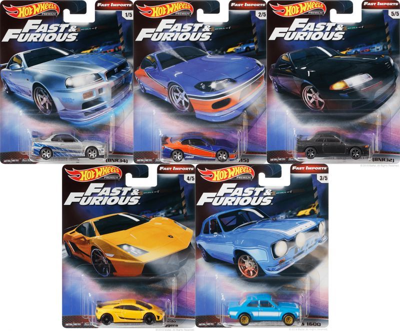 画像: 2019 HW PREMIUM FAST & FURIOUS 【Aアソート (5種セット）】のご予約を開始致しました。