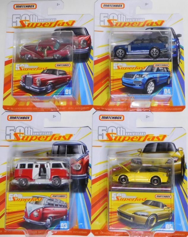 画像: 2019 MATCHBOX SUPERFAST 50th ANNIVERSARY 【4種セット】を更新致しました。